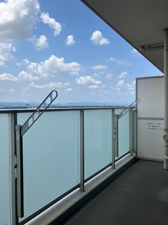 プラウドタワー相模大野のバルコニー