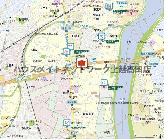 パストラル新光町Ⅱの地図|位置図