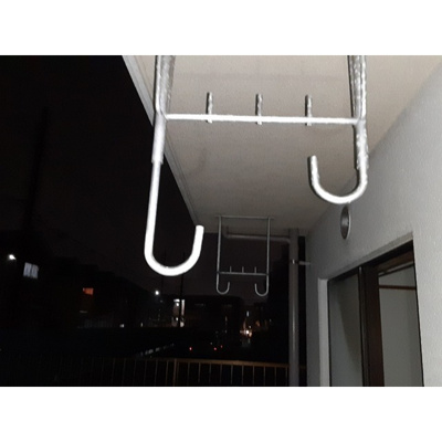 【バルコニー】 | ルミエール本宿四番館 | 洗濯物干せます。