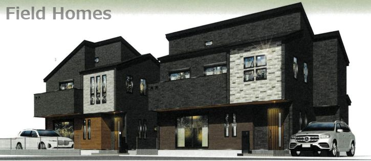 南区東林間6丁目新築戸建て　B号棟の外観|外観パース「南区東林間6丁目新築戸建て」