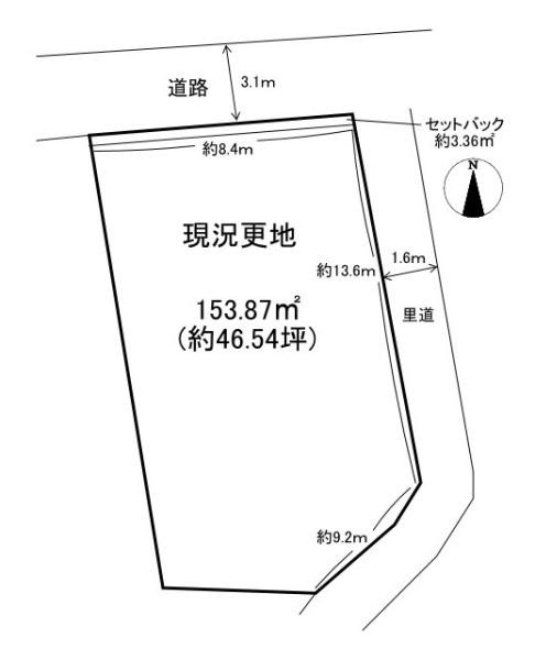 生駒市東新町の売地