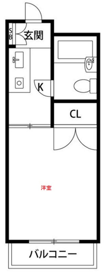 【間取り】 | ベルサイユ池上第3