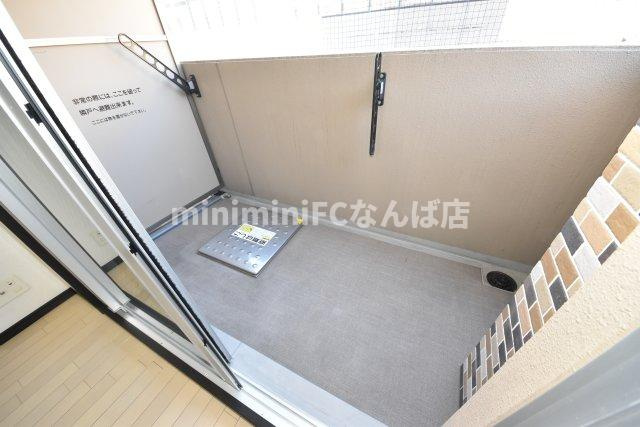 アスヴェル大阪城ウエストⅡのバルコニー