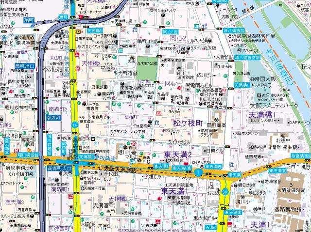 【地図】 | エスリード東天満第2