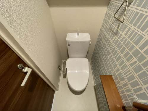 熊本市中央区坪井５丁目の賃貸マンションのトイレ