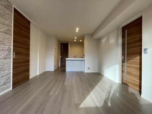 熊本市中央区坪井５丁目の賃貸マンションの居間・リビング