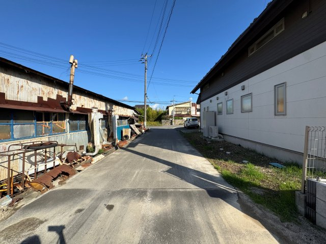 新築戸建・新築建売　本宮市本宮千代田第3　まゆみ小・第一中の前面道路含む現地写真
