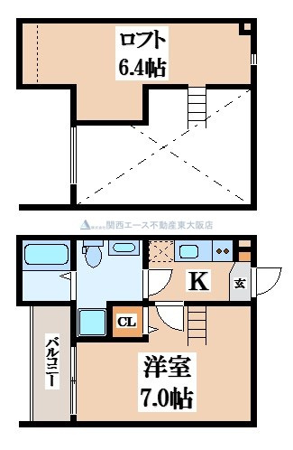 【間取り】 | サンテラス西岩田