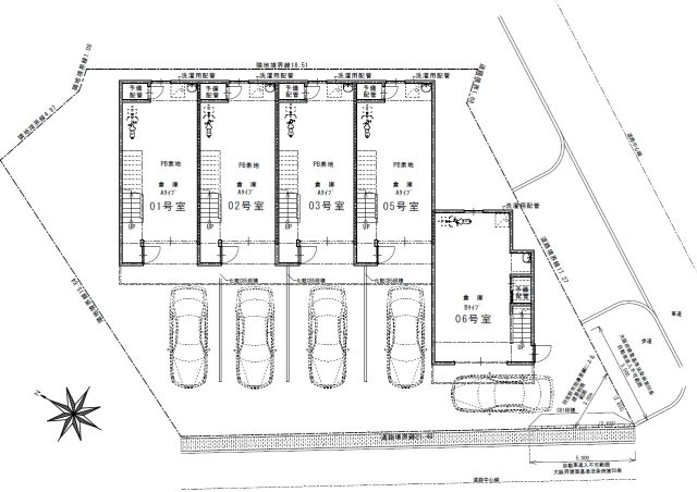 【区画図】 | ネクサス碓井　碓井4丁目新築倉庫・事務所