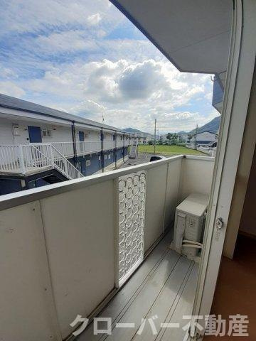 フォレストパークＡのバルコニー