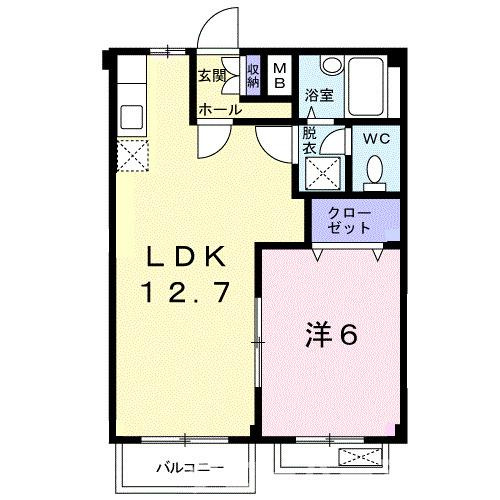 フォレストパークＡの間取り