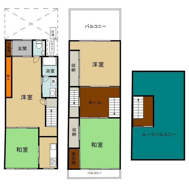 10/15新規　戸建　高山市左京町　1300万の地図