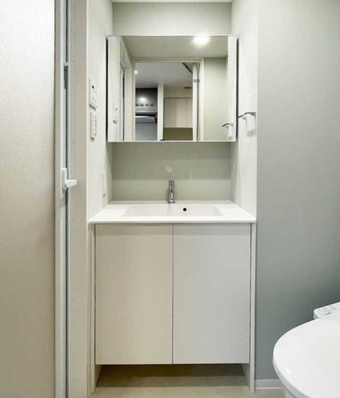 シェノン三軒茶屋　築浅　独立洗面台　ウォークインクローゼットの洗面所