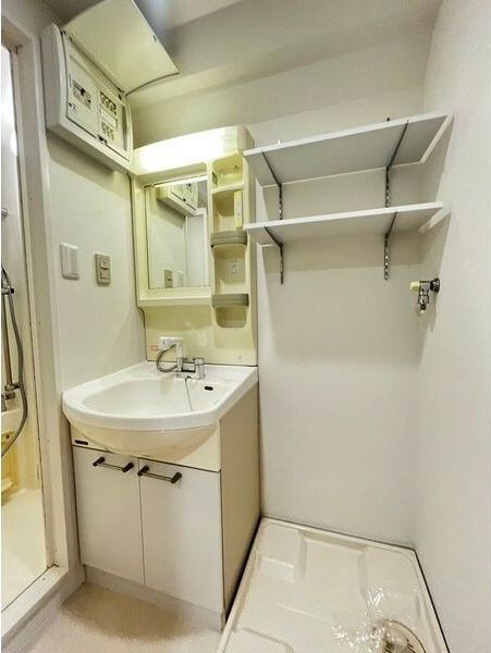 CITY　SPIRE美章園の洗面所