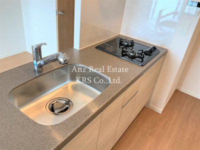 【キッチン】 | パンセ新町 | 2口ガスコンロ！カウンターキッチン！