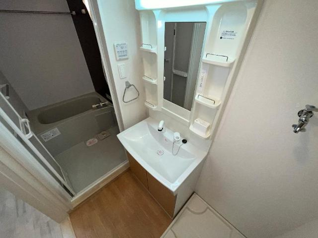 神戸市北区有野中町１丁目の賃貸マンションの洗面所|洗面