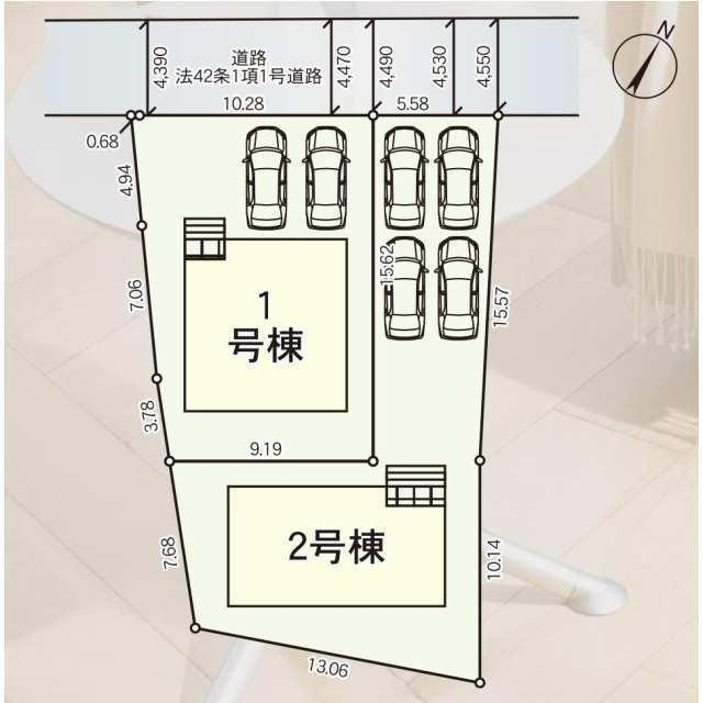 苅田町苅田　第３の区画図| 