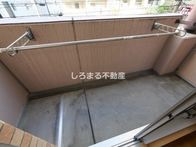 シャルマンフジ大阪城南のバルコニー