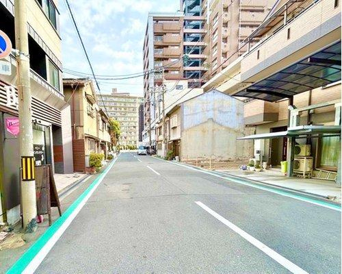 大阪市北区本庄東2丁目　【　土地　】の前面道路含む現地写真|前面道路含む現地写真