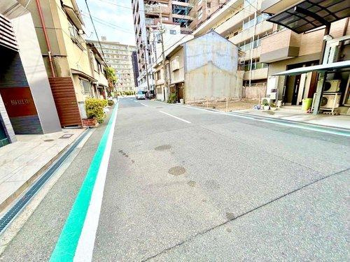 大阪市北区本庄東2丁目　【　土地　】の前面道路含む現地写真|前面道路含む現地写真