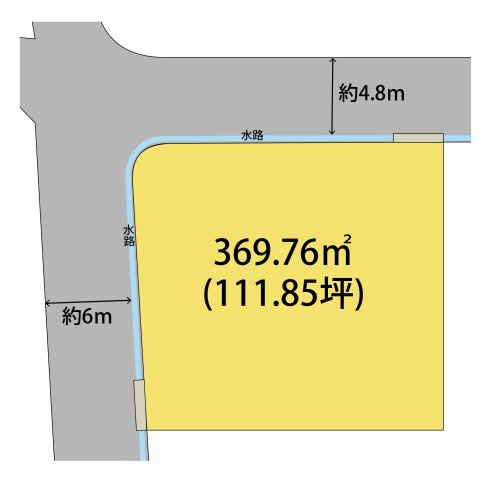 和歌山市加納・土地・125723の区画図