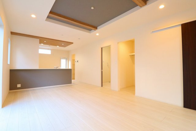 新築戸建・新築建売　伊達市梁川町中久保【耐震＋制震】梁川小・梁川中の居間・リビング