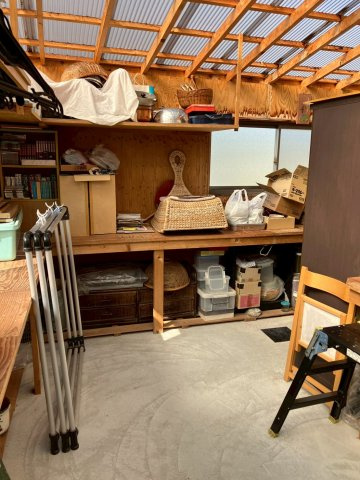 丸亀市飯山町東坂元　飯野山が見えるリフォーム平屋のその他|納屋・物置きは、収納スペース大でたくさん置けます。