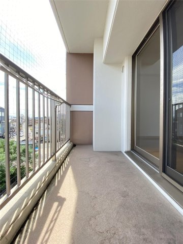 熊本市東区健軍３丁目の賃貸マンションのバルコニー