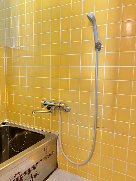 志茂戸建の浴室