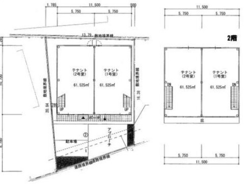 大津市皇子が丘３丁目の店舗事務所の間取り