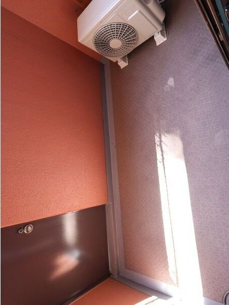 夕陽ケ丘日光ハイツのバルコニー