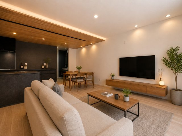 日向町Aプラン　建築条件付土地のその他|施工例（家具はイメージ）