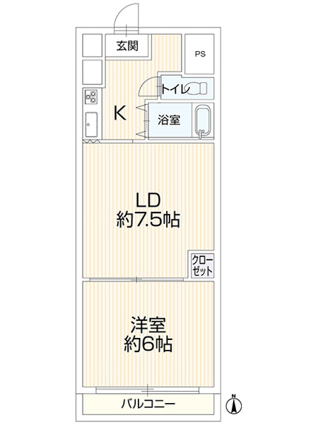 【間取り】 | 皐月マンション博多☆仲介手数料無料☆