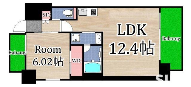 【間取り】 | プレジオ森河内ASIAN