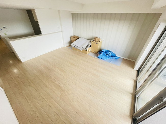 【居間・リビング】 | パーク・サンリヤン博多の森Ⅵ番館☆仲介手数料無料☆