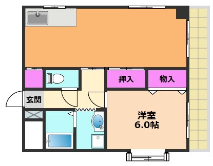 【間取り】 | 735柳ビル