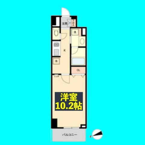 グランルクレ新栄ウエストの間取り