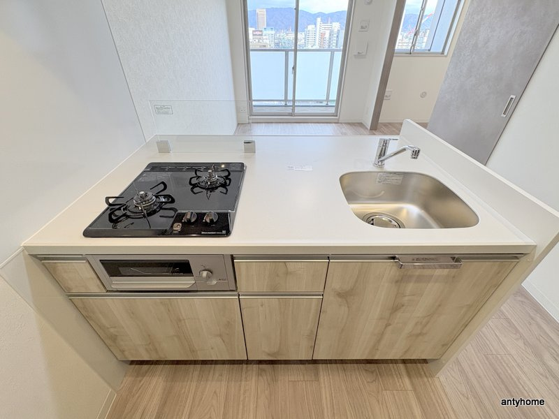 プレサンス長田レジェール　仲介手数料無料のキッチン