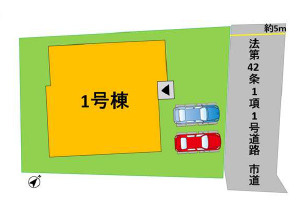 仲介手数料不要　よかタウンBloom東区戸島７丁目２期【託麻東小・二岡中】の区画図