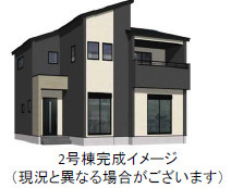 仲介手〇料不要　よかタウンBloom北区植木町岩野４期【山東小・五霊中】の外観パース|外観パースです