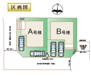 仲介手数料不要　ハートフルタウン東区下江津１丁目11番【画図小・湖東中】の区画図
