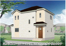 仲介手数料不要　ハートフルタウン大津町杉水【護川小・大津北中】の外観パース|外観パースです