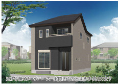 仲介手数料不要　ハートフルタウン大津町杉水【護川小・大津北中】の外観パース|外観パースです