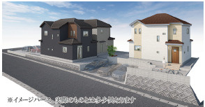 仲介手数料不要　ハートフルタウン大津町杉水【護川小・大津北中】の外観パース|外観パースです