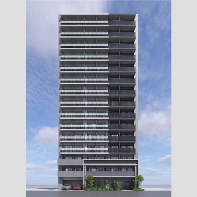 【外観】 | ジオエント福島野田レジデンス | 落ち着いた雰囲気の外観です