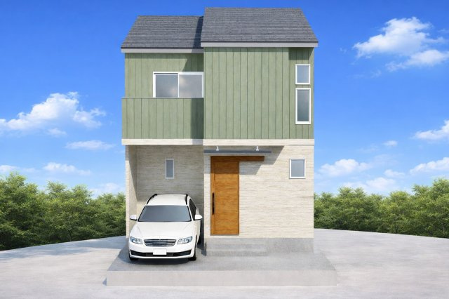 松川町2階建プラン　建築条件付土地