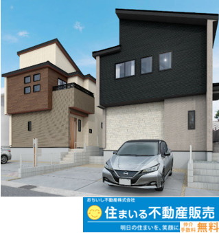福岡市東区高美台3丁目2期　2号棟の外観パース
