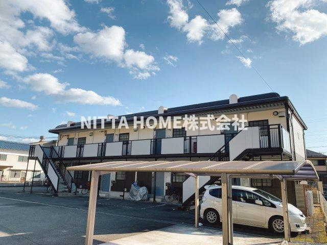 石生ハイツのエントランス|清潔感のあるエントランスです◆