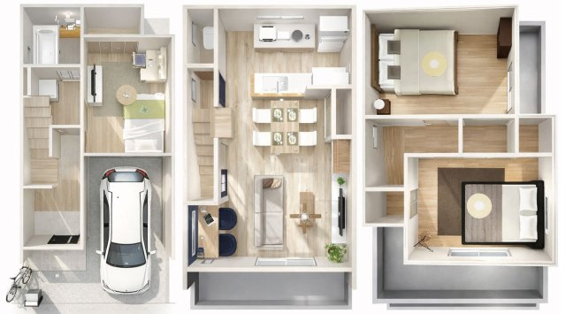南庄所町Aプラン　建築条件付土地の参考プラン|新築参考プラン：建物1749万円、建物面積93.02m2（イメージパース）