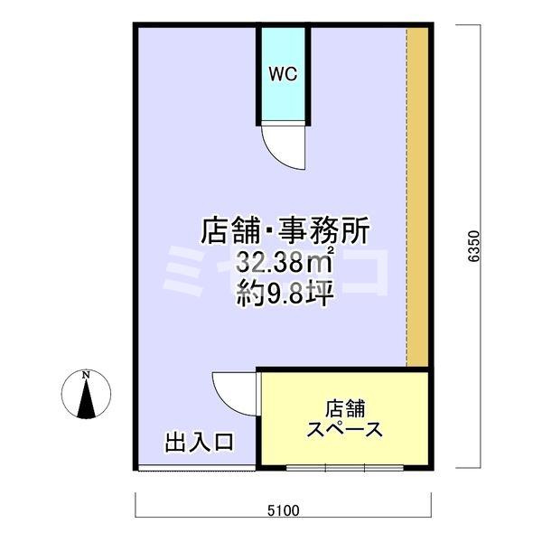 西浦マンションの間取り